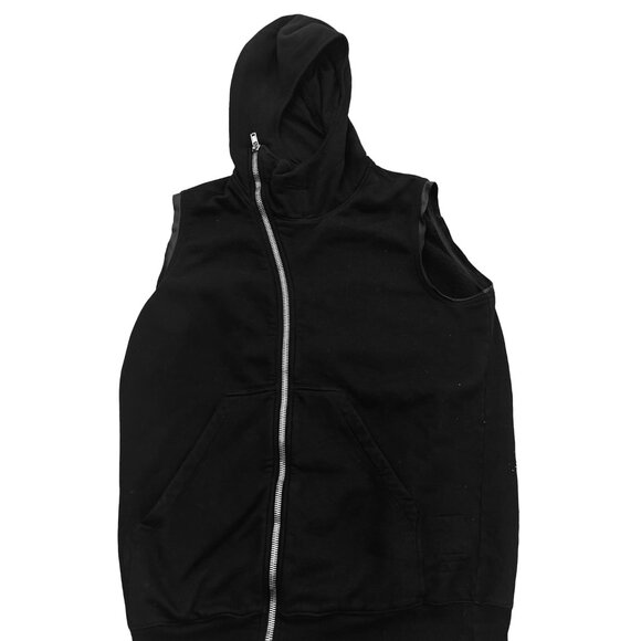 Rick Owens Drkshdw SS17 Sleeveless Bullet Hoodie - Picture 1 of 8